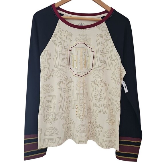 Disney Tops - Disney Parks Exclusive Hollywood Studios Tower Of Terror Baseball Tee Sz L NWT